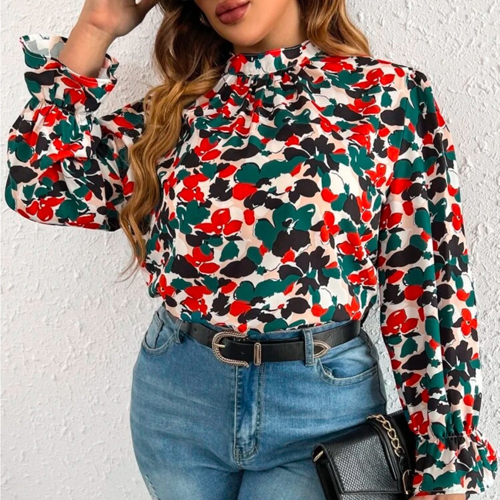 Floral Long Sleeve Blouse